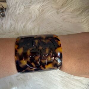 Tory Burch Tortoise Shell Cuff Bracelet